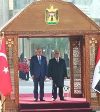 العبادي يستقبل يلدريم في بغداد