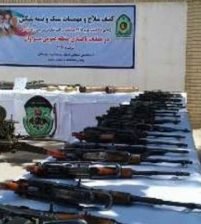 ايران : ضبط مخزن أسلحة لمجموعة إرهابية