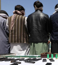 اعتقال مسلحین فی ولایة بروان أفغانستان