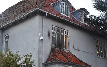 هجوم بالمولوتوف على سفارة تركيا في الدنمارك