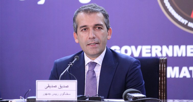 صدیق صدیقی، سخنگوی ریاست جمهوری افغانستان