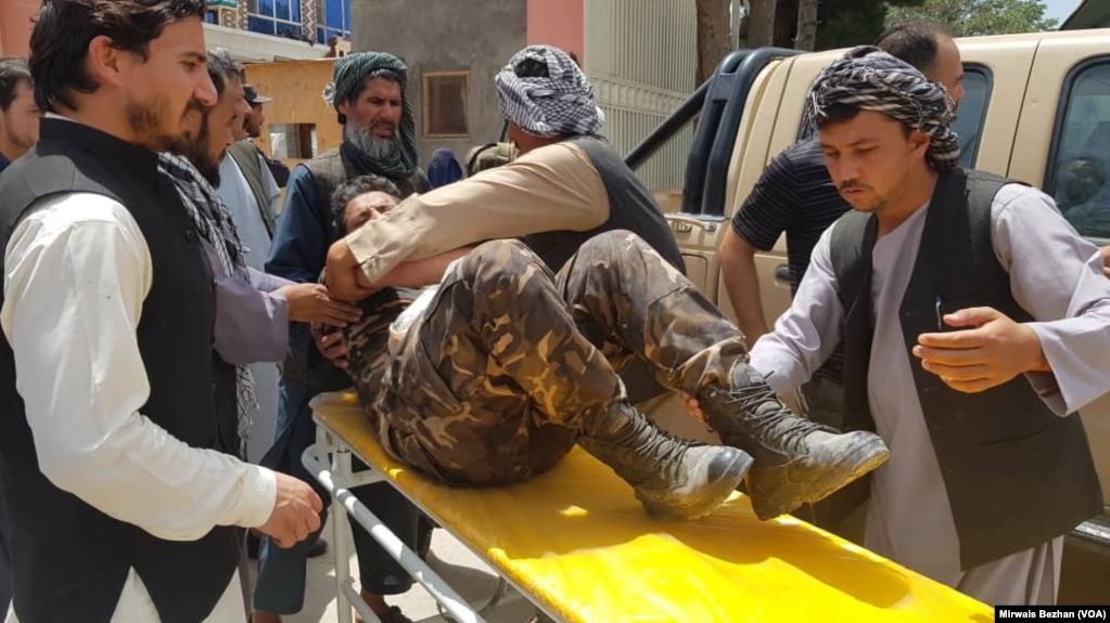 حمله گروهی طالبان بر ریاست امنیت سمنگان